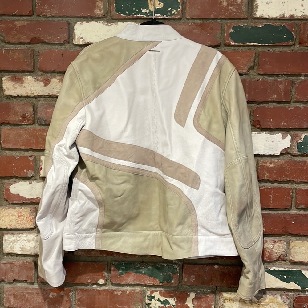 Deadwood Hiro Jacket in White & Beige size 38 NWT - Picture 9 of 11